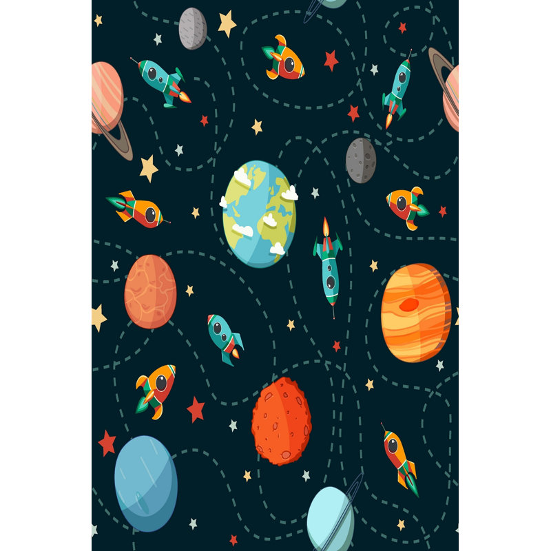 Soft Hall Carpet 2.6 x 4.9 Feet | 100% Polyester, 0.04 in Pile Height | Antibacterial, Non-Slip Underside | Woven with 3D Digital Printing | Machine Washable | Durable & Stylish for Entryways & Living Rooms