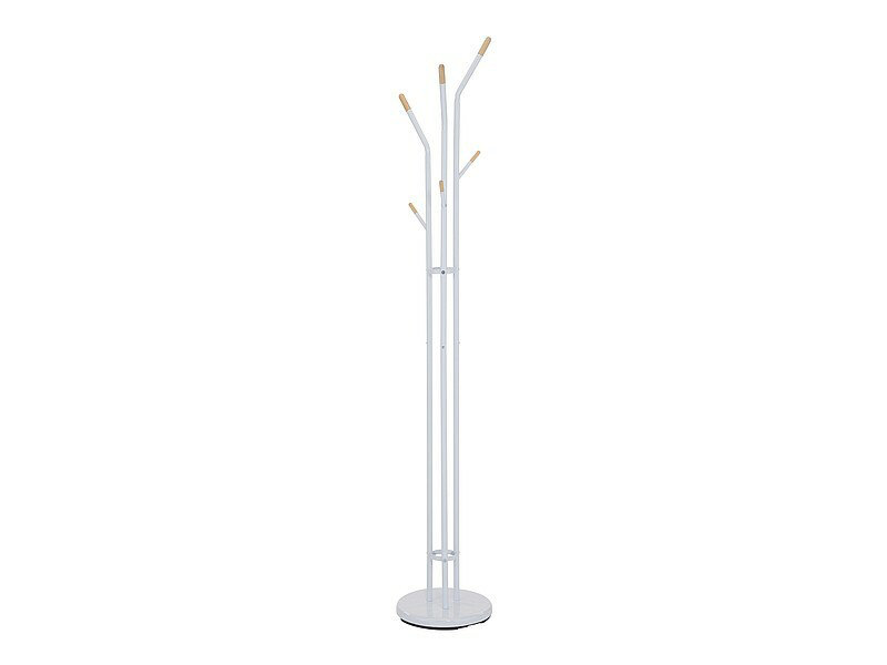 Edwa Freestanding 6 - Hook, White
