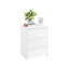 45cm W Manufactured Wood Bedside Table