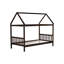 Lit simple avec fonction en forme de maison - Rangez facilement les articles sous votre table-1365325059