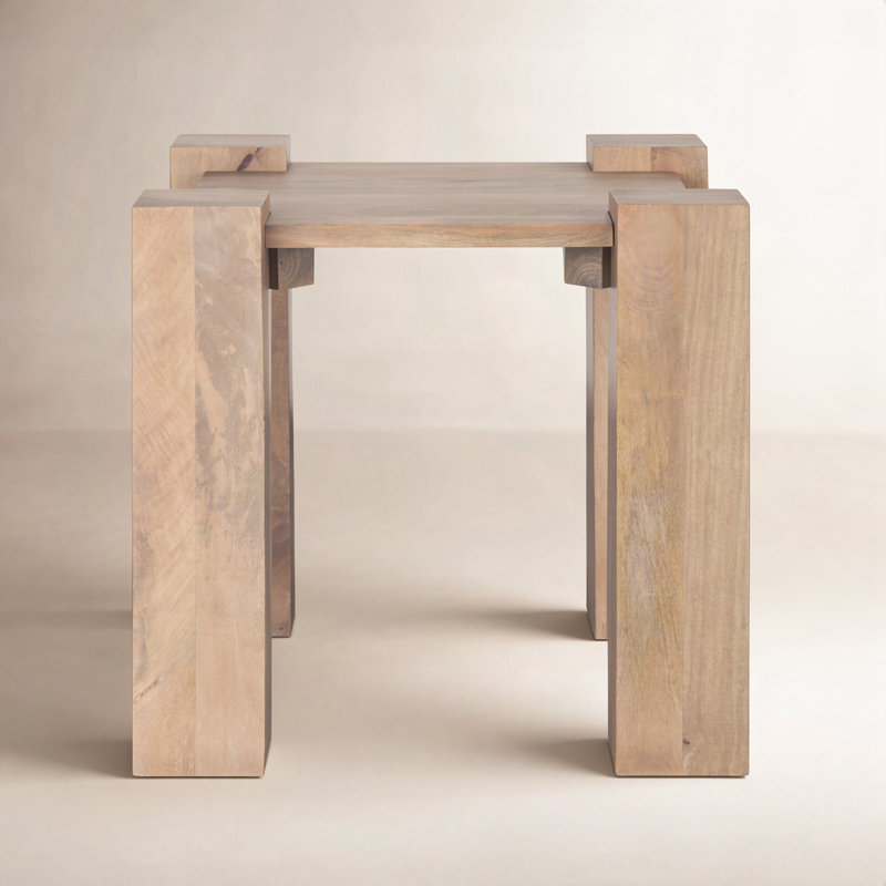 Wynda Solid Wood Top End Table