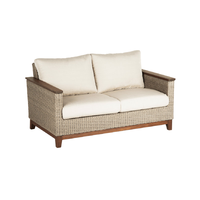 Coral Outdoor 2 - Seat Loveseat, Premier Flax, Natural