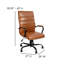 High Back Executive Swivel Office Chair with Metal Frame and Arms-955879474