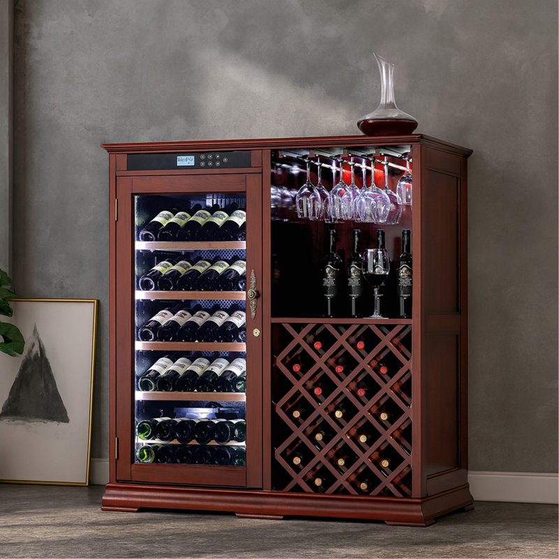 Armoire de réfrigérateur à vin 69 bouteilles