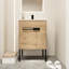 Lavabo pour armoire de salle de bain 24 po - Deux options d'installation: Céramique à porter et à déchirer-992555808-992555818