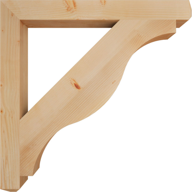 Support pour artisan Funston, Sapin de Douglas, Lisse, H 40 po x l 3,5 po x P 40 po