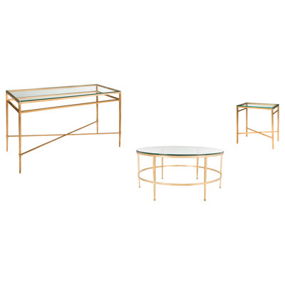 Ensemble de tables basses 2 pièces Sharna