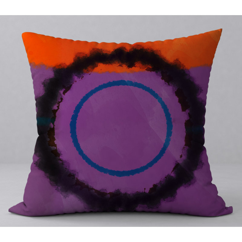 Abstract Reversible Throw Pillow, 20" H x 20" W