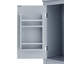 Armoire de rangement élégante pour salle de bain, unité de rangement pour salle de bain, armoire autoportante avec 4 portes, tablettes réglables, tablettes adaptables-1435020393