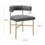 Fauteuil d'appoint en velours-164394747