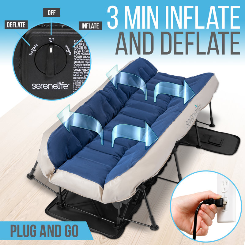 9 matelas gonflables, Lit simple