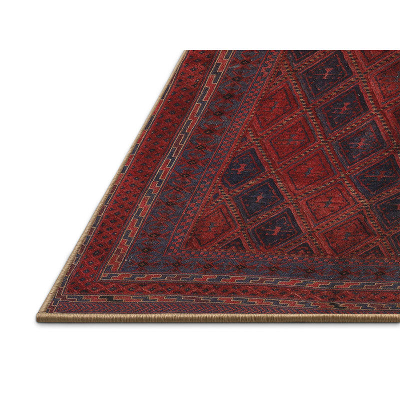 Tapis brun Southwestern, Rectangle 5 pi x 7 pi