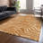 Solstice Orange Washable Indoor-Outdoor Rug - -535156178