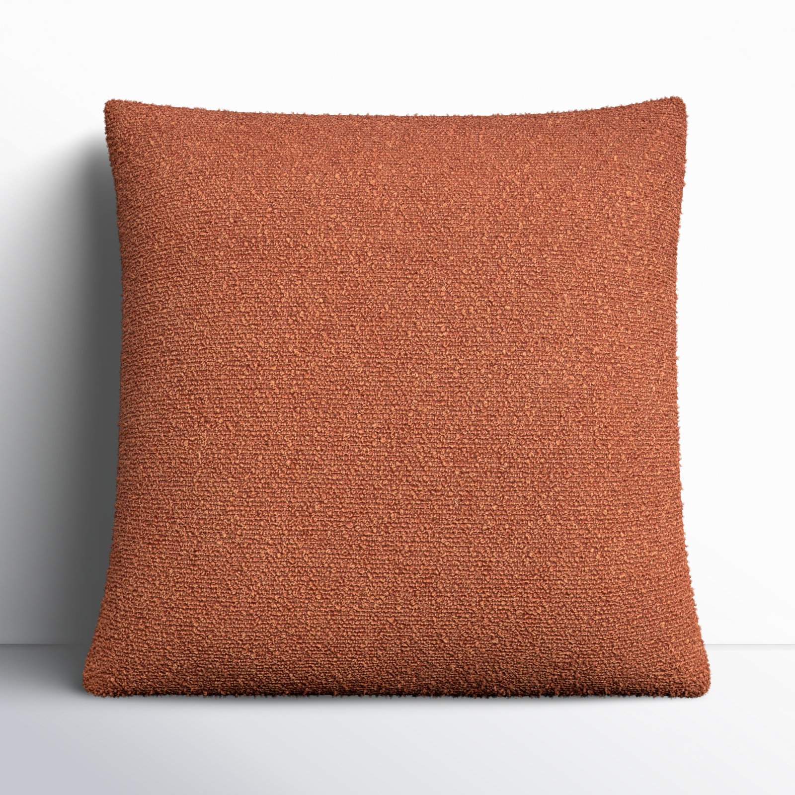 18" x 18", Pillow Cover Only - No Insert, Rust