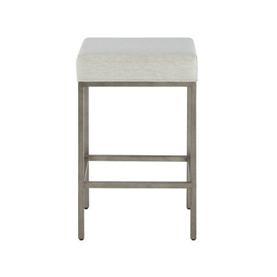 Oasis Upholstered Stool with Metal Frame