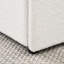 Lit plateforme tapissier à 2 tiroirs avec grand lit, tête de lit capitonnée surpiquée, support de matelas à lattes en bois, aucun sommier requis