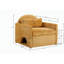 Fauteuil d'appoint simple en chenille de style moderne avec méridienne et canapé-lit pour salon, chambre à coucher