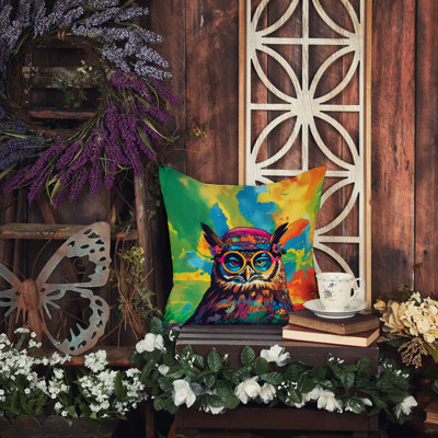 Hippie Animals Other/No Pattern Outdoor Throw Pillow