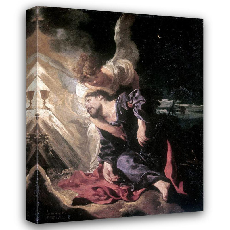 «Canora Grey Liss, Johann», art sur toile tendue: Christ in the Garden, H 46 po x l 36 po