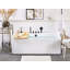 Borkowski 1700mm x 750mm Freestanding Soaking Acrylic Bathtub with Tap