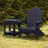 Keter Kiawah Adirondack Chair Durable Weatherproof Outdoor Furniture for Porch and Backyard (Choose Color)-124585147