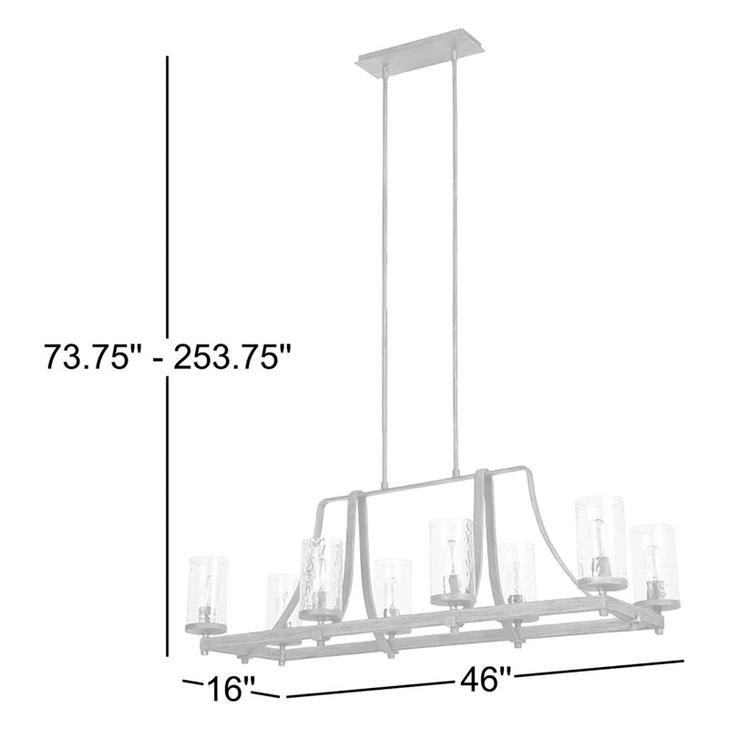 Angelo 8 Light Kitchen Island Pendant