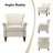 Mooresville Upholstered Armchair with Solid Wood Legs-1785391042