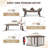 Pop up Patio Gazebo 13 Ft. W x 13 Ft. D Metal Patio-64604168