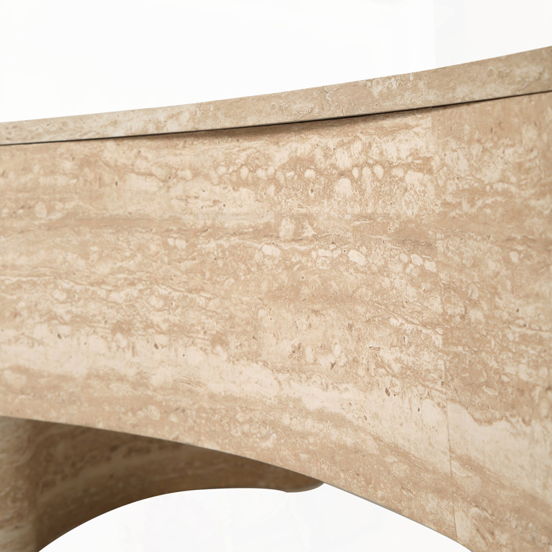 Dulce irrégulier avec couvercle rabattable, rangement dissimulé et design moderne élégant pour les petits espaces