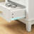 Modern 2 Drawer Nightstand with Charging Station, Fluted Nightstand With 2 Drawers