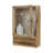 Shadow Box Frame, Deep Shadow Box Display Case With Real Glass And Drawer, Rustic Wood Memory Box For Pictures, Flowers, Memorial, Medals, Wedding Bouquet For Wall Or Tabletop
