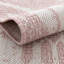 Tapis intérieur / extérieur rose en polypropylène tissé à la machine 9 pi 10 po x 13 pi Bomer-1477426000