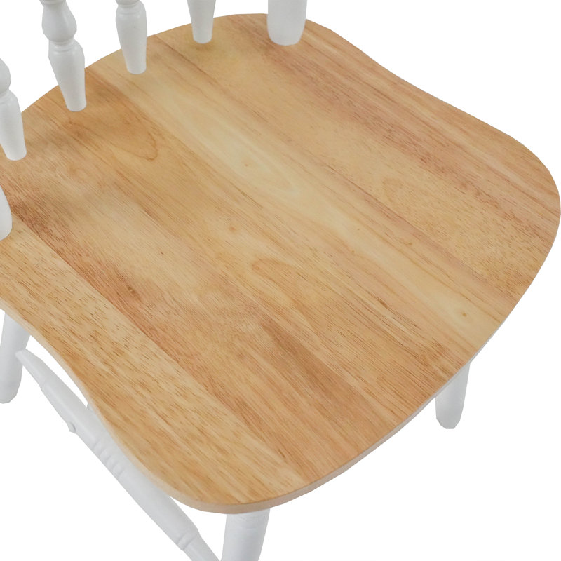 Dining Table Set Mid Century Modern Small Saving Space Dining Table Set, Walnut/White, White/Natural