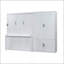 Grand lit escamotable avec garde-robe