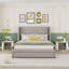Grand lit plateforme avec rangement Bucher