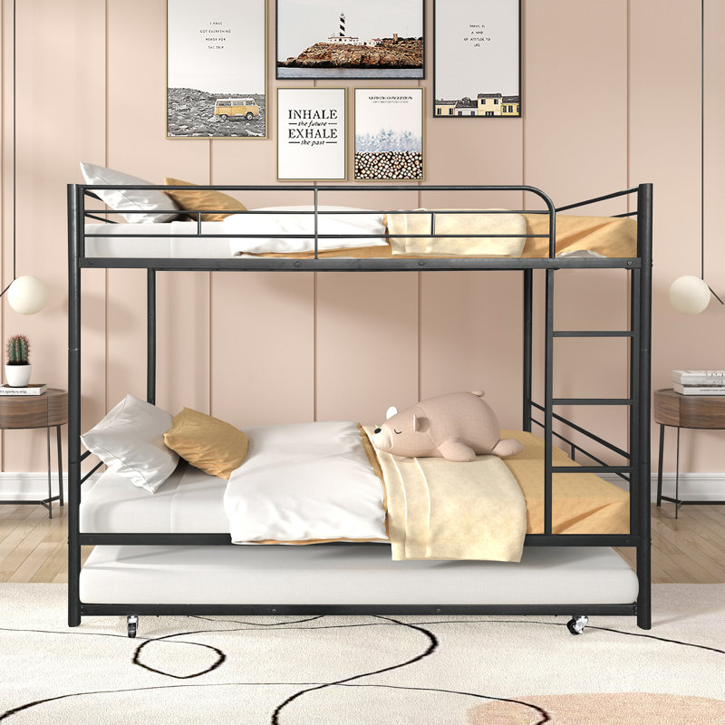 Separatable Bunk Bed With Trundle