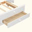 Lit de jour avec tablettes de rangement, tiroirs, lit gigogne, station de charge, lumière DEL, bureau et armoire-129021796