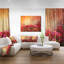 «Spring Little Flowers at Sunset», reproduction de photo sur toile tendue-19241406