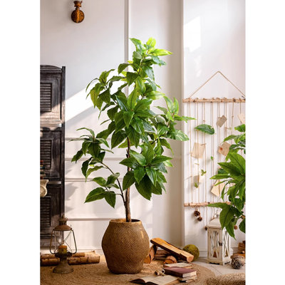 Plantes et arbres en plastique vert 9,65 po