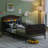 Metal Platform Bed Frame With Light-1688543718-1688543716