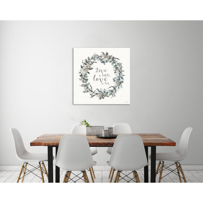 "Modern Farmhouse VI Live", toile tendue par Anne Tavoletti, H 48 po x l 48 po x P 1,5 po
