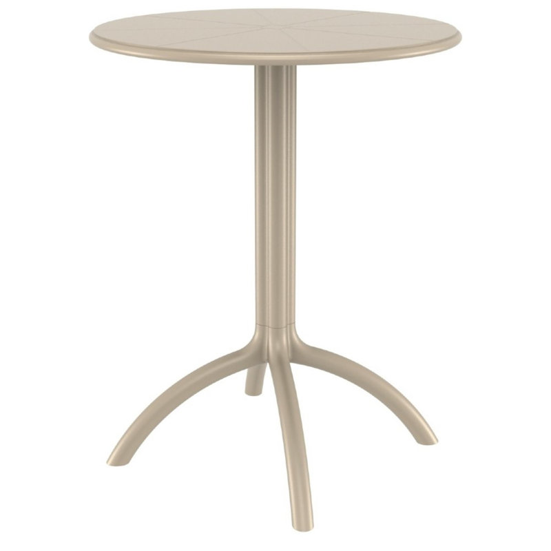 Table bistro Althoff, Taupe