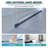 56" - 60" W X 76" H Single Sliding Shower Door, Frameless Bathroom Sliding Door With 1/4" (6Mm) Tempered Glass For Walk-In Shower-122520535