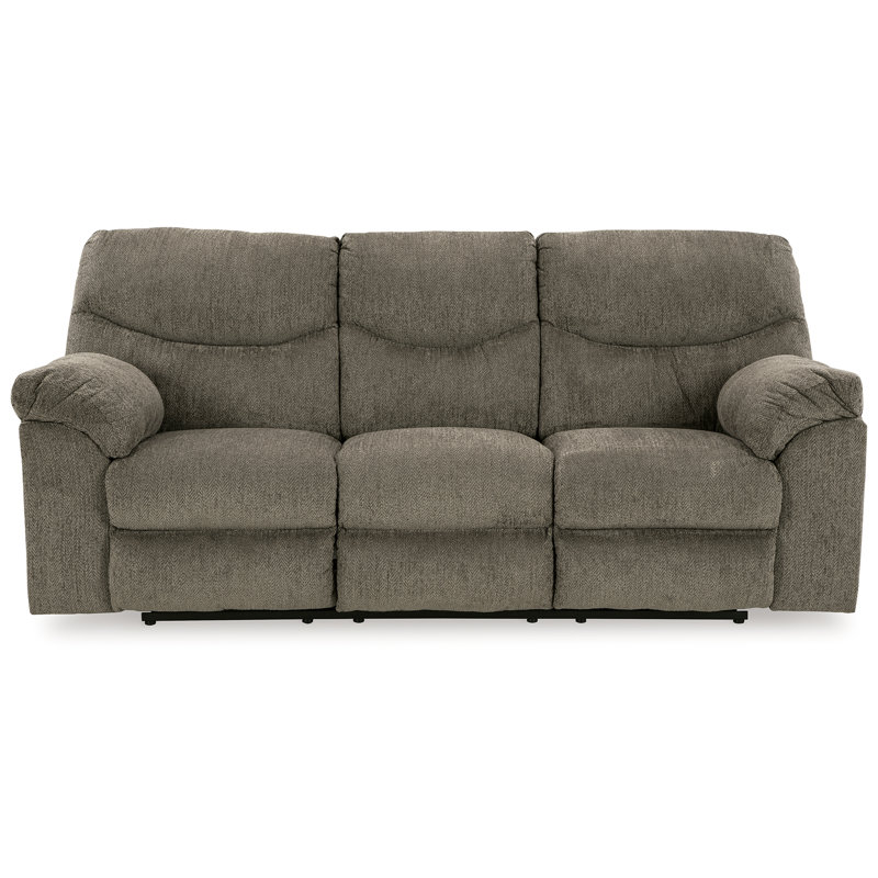 Canapé inclinable, causeuse et fauteuil inclinable Alfons, Marron foncé