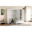 Lit pour grand lit avec compartiment et relevage hydraulique - espace blanc