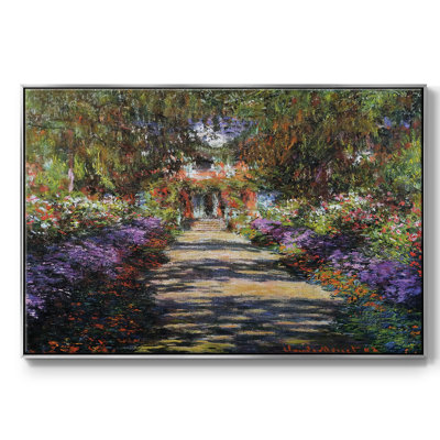 " Pathway In Monet's Garden At Giverny, 1901 "