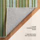 Caravan Stripe Multi Machine Washable Rug