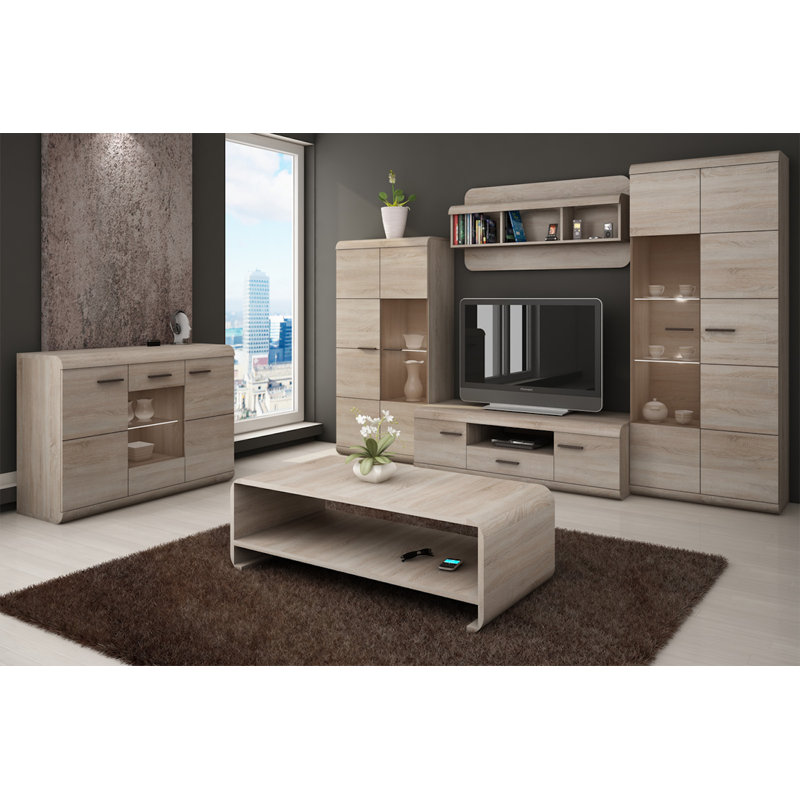Beneduce Cube Shelf, Light Brown
