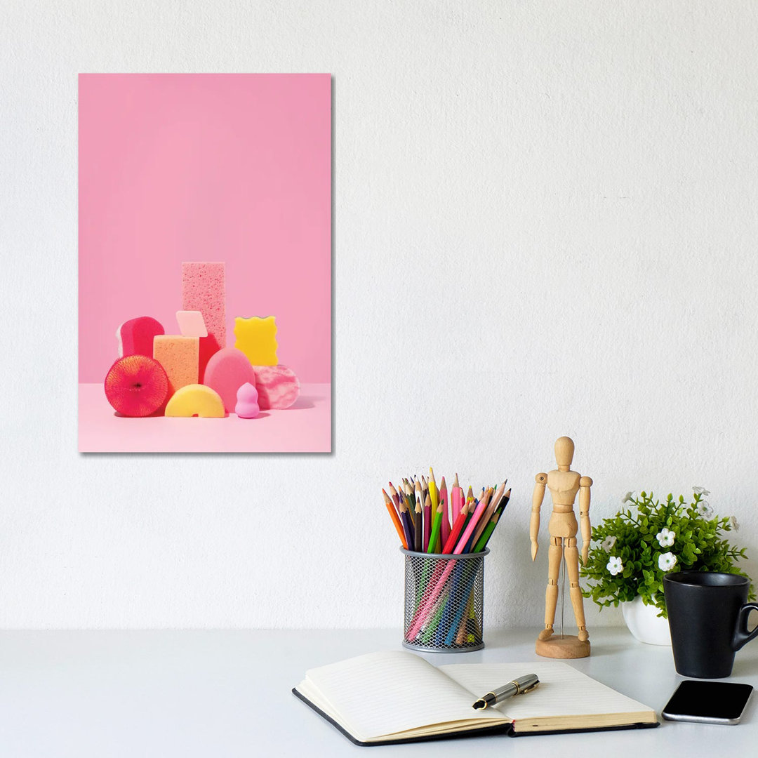 Rosa Schwämme III von Pepino De Mar - Galerieverpackte Leinwand Giclée auf Leinwand ohne Rahmen