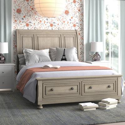 Alek Sleigh Storage Bed